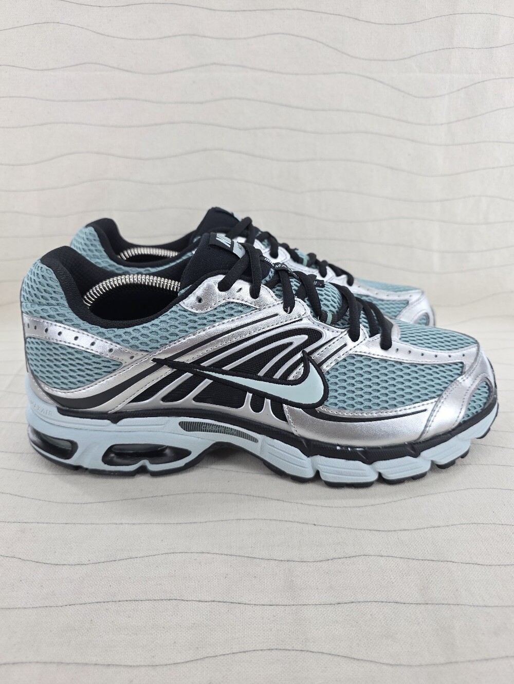Nike Womens Air Max Moto 2K Cannon Green Haze Black Silver Shoe HQ2056-006 Sz 13
